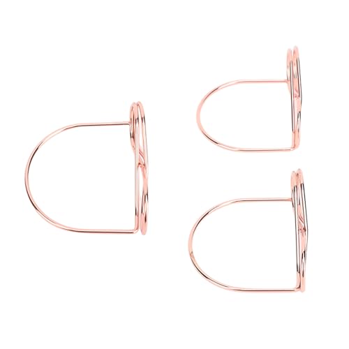 Sxhlseller Tischnummernhalter, Drahtbilder Stabiler Basis -Doppelring -Design Robuster Modischer 15pcs. Sllick Beenden Multi Zweck für das Restaurant (Roségold) von Sxhlseller