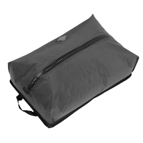 Sxhlseller Vakuumbeutel für Reisegepäck, Wiederverwendbare Kompressionstaschen für Koffer und Rucksack, 70D -TPU -Vakuumverpackungswürfel, Space Saver & 16L Große Kapazität, 1 Pack (GREY) von Sxhlseller