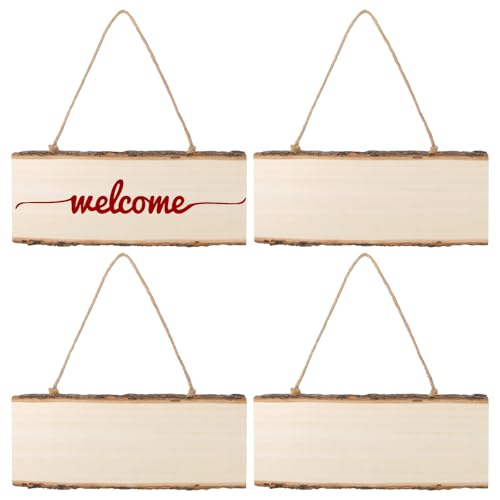 Sxutop 4 Stück Hängende Dekorative Holztafel,Unfertiges Blanko Holzschilder Holzschilder Rechteckige Hängende Stärke 10mm Türschild mit Hanfseil für Feiertagsdekorationen Hochzeit Küche Café Bar DIY Sxutop 4 Stück Hängende Dekorative Holztafel,Unfertiges Blanko Holzschilder Holzschilder Rechteckige Hängende Stärke 10mm Türschild mit Hanfseil für Feiertagsdekorationen Hochzeit Küche Café Bar DIY von Sxutop