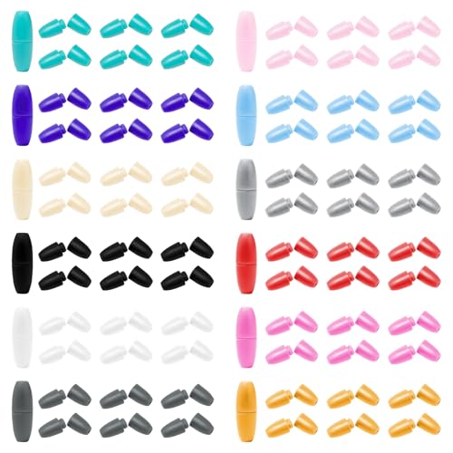 Sxutop 72 Stück Breakaway VerschlüSse Sicherheitsverschluss Schnalle Bunt Kunststoff Perlen Verbinder in 12 Farbe Verschluss Perlen Fassverbinder VerschlüSse Plastik für Halsketten Armbänder Schmuck Sxutop 72 Stück Breakaway VerschlüSse Sicherheitsverschluss Schnalle Bunt Kunststoff Perlen Verbinder in 12 Farbe Verschluss Perlen Fassverbinder VerschlüSse Plastik für Halsketten Armbänder Schmuck von Sxutop