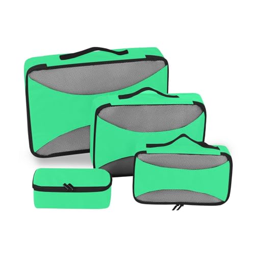 4-teiliges Organizer-Set, Reiseetui, Netzstoff, erweiterbare Würfel für Reisen und Damen von SyXIOP