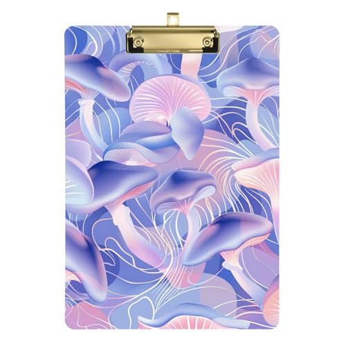Abstrakte Pilze, digitale Illustration, blau, rosa, weiß, A4, Glitzer-Zwischenbrett, Wissenschaft, Klemmbrett, Standardloch für Schüler, Mädchen, Kinder, Lehrer, Klemmbrett, Größe 22,9 x 30,5 cm Abstrakte Pilze, digitale Illustration, blau, rosa, weiß, A4, Glitzer-Zwischenbrett, Wissenschaft, Klemmbrett, Standardloch für Schüler, Mädchen, Kinder, Lehrer, Klemmbrett, Größe 22,9 x 30,5 cm von SyXIOP
