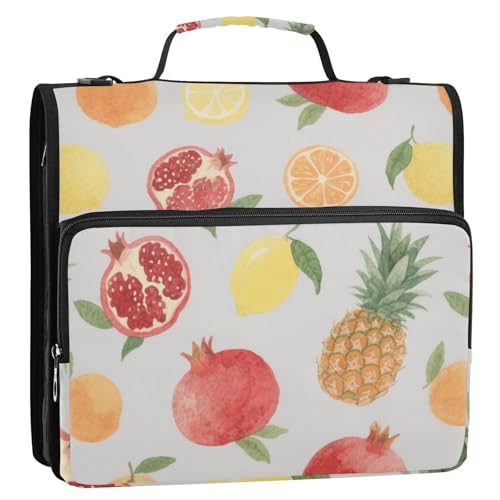 Aktenordner mit 3 Ringen und Reißverschluss, mit Schultergurt, inklusive Reißverschlusstasche, Dokumenten-Organizer, Tasche, geeignet für Mittelschule, Cartera con Cremallera Aktenordner mit 3 Ringen und Reißverschluss, mit Schultergurt, inklusive Reißverschlusstasche, Dokumenten-Organizer, Tasche, geeignet für Mittelschule, Cartera con Cremallera von SyXIOP