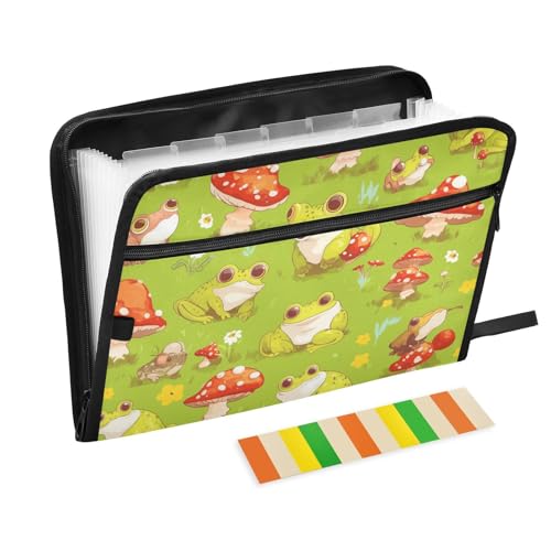Carpeta de Fächermappe mit 13 Fächern, A4, Briefgröße mit Reißverschluss, für Dokumentenaufbewahrung, Aktenordner mit Taschen, Grün Carpeta de Fächermappe mit 13 Fächern, A4, Briefgröße mit Reißverschluss, für Dokumentenaufbewahrung, Aktenordner mit Taschen, Grün von SyXIOP
