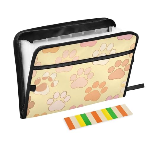 Carpeta de Mappe mit niedlichem Cartoon-Potenabdruck-Design, mit Tasche, 13 Taschen, A4, Briefgröße mit Reißverschluss, für Zuhause, Büro, Reisen, Ordner mit Taschen Carpeta de Mappe mit niedlichem Cartoon-Potenabdruck-Design, mit Tasche, 13 Taschen, A4, Briefgröße mit Reißverschluss, für Zuhause, Büro, Reisen, Ordner mit Taschen von SyXIOP