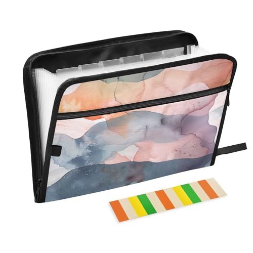 Dokumentenmappe, Marmor, 13 Fächer, A4, Briefgröße mit Reißverschluss, für Zuhause, Büro, Reisen, Aktenordner, Jacke, Expando Dokumentenmappe, Marmor, 13 Fächer, A4, Briefgröße mit Reißverschluss, für Zuhause, Büro, Reisen, Aktenordner, Jacke, Expando von SyXIOP