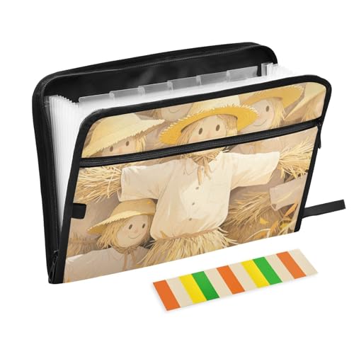 Hello Fall Autumn Scarecrow Ordner, 13 Taschen, A4, Briefgröße mit Reißverschluss, für Zuhause, Büro, Aktenordner mit Taschen, für Para Guardar Documentos Hello Fall Autumn Scarecrow Ordner, 13 Taschen, A4, Briefgröße mit Reißverschluss, für Zuhause, Büro, Aktenordner mit Taschen, für Para Guardar Documentos von SyXIOP