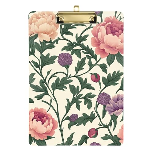 Klemmbrett im Retro-/Vintage-Stil, A4, gepolstert, Kunststoff, für Hausaufgaben, Kindergröße, 22,9 x 30,5 cm Klemmbrett im Retro-/Vintage-Stil, A4, gepolstert, Kunststoff, für Hausaufgaben, Kindergröße, 22,9 x 30,5 cm von SyXIOP