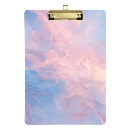 Klemmbrett mit blauer Rose, Marmor, Textur, schick, A4, Kunststoff, Klassenzimmer, Klemmbrett-Set, transparent, für Hausaufgaben, Pädiatrie, Größe 22,9 x 30,5 cm Klemmbrett mit blauer Rose, Marmor, Textur, schick, A4, Kunststoff, Klassenzimmer, Klemmbrett-Set, transparent, für Hausaufgaben, Pädiatrie, Größe 22,9 x 30,5 cm von SyXIOP