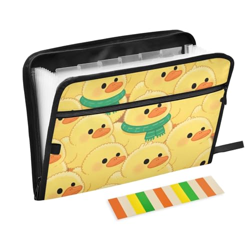 Niedliche Cartoon-Hängemappe, erweiterbar, 13 Taschen, A4, Briefgröße mit Reißverschluss, für Heimbüro, Ordner mit Taschen, Carpetas de Niedliche Cartoon-Hängemappe, erweiterbar, 13 Taschen, A4, Briefgröße mit Reißverschluss, für Heimbüro, Ordner mit Taschen, Carpetas de von SyXIOP