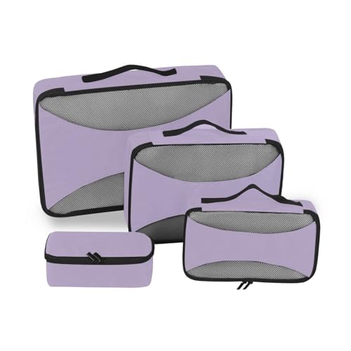 Reisegepäck-Organizer-Set, Netzstoff, Reise-Organizer, Reise-Essential, erweiterbare Würfel für Frauen, 4 Stück von SyXIOP