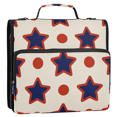 Ringbuch mit 3 Ringen, Weinrot, Sterne, gepunktet, Beige, 3,8 cm, extra Taschen mit Griff, leicht zu transportieren, Schulbedarf, Organizer für Mittelschule, Cremallera de Carpeta Ringbuch mit 3 Ringen, Weinrot, Sterne, gepunktet, Beige, 3,8 cm, extra Taschen mit Griff, leicht zu transportieren, Schulbedarf, Organizer für Mittelschule, Cremallera de Carpeta von SyXIOP