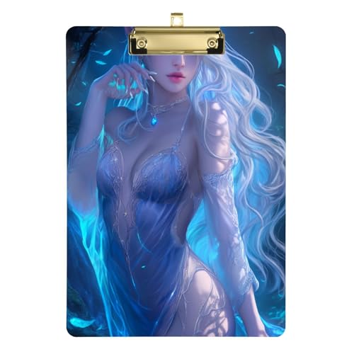 Sexy Elfenmädchen-Fantasie-Klemmbrett, A4, für Physiotherapeuten, harte Mappe mit Klemmbrett, Acryl, niedlich, für Klassenzimmer, Zubehör für Lehrer, Grundschule, Größe 22,9 x 30,5 cm Sexy Elfenmädchen-Fantasie-Klemmbrett, A4, für Physiotherapeuten, harte Mappe mit Klemmbrett, Acryl, niedlich, für Klassenzimmer, Zubehör für Lehrer, Grundschule, Größe 22,9 x 30,5 cm von SyXIOP