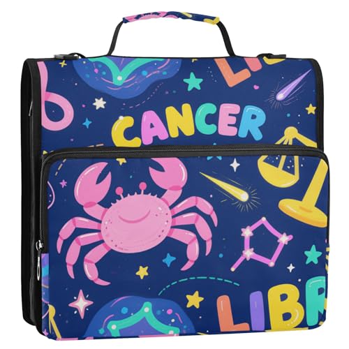 Süßes rosa 3,8 cm Ringbuch Organizer mit Griff und abnehmbarem Schultergurt, mehrere Taschen, Dokumenten-Aufbewahrungstasche für Büro, Schule, Carpeta con cremallera Süßes rosa 3,8 cm Ringbuch Organizer mit Griff und abnehmbarem Schultergurt, mehrere Taschen, Dokumenten-Aufbewahrungstasche für Büro, Schule, Carpeta con cremallera von SyXIOP