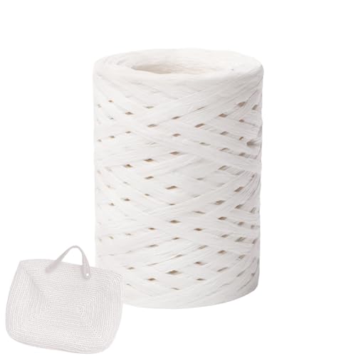150m Raffiabast Papierband, Raffia Papierschnur Geschenkband, Geschenkband Verpackung, Bastpapierbänder Zum Basteln Für Floristik, Weberei & Bastelprojekte von Syengery
