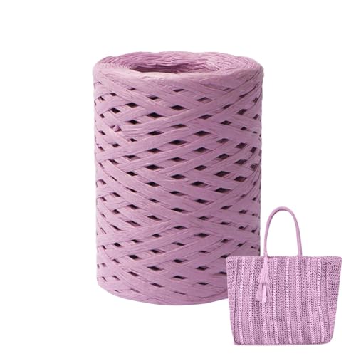 150m Raffiabast Papierband, Raffia Papierschnur Geschenkband, Geschenkband Verpackung, Bastpapierbänder Zum Basteln Für Floristik, Weberei & Bastelprojekte von Syengery