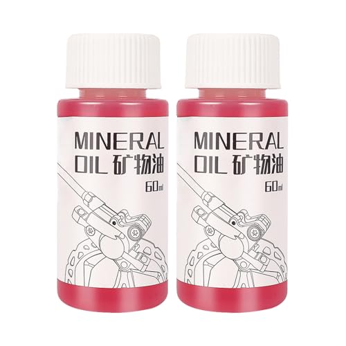 Fahrrad Bremsflüssigkeit Mineralöl, Mineralöl Für Fahrradbremsen, Ölflüssigkeit Für Hydraulische Scheibenbremsen Von Fahrrädern, 60 ml (2er-Pack) von Syengery