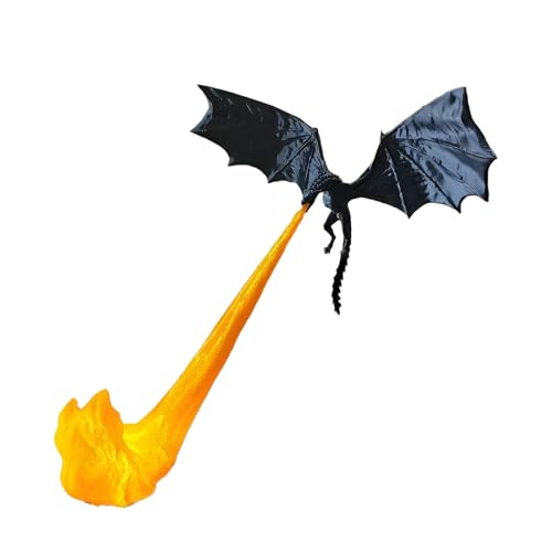 SYFUNLV Drachenflammen Buchecke,Dragon Flame Bücherregal,Gothic-Drachenflammen-Buchdekoration,Schreibtischskulptur Fliegender Drache,Dekorative Buchstützen, für Kaminregal,Schlafzimmer (L,Stil 2) von Syfunlv