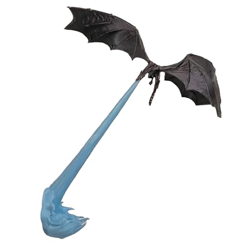 SYFUNLV Drachenflammen Buchecke,Dragon Flame Bücherregal,Gothic-Drachenflammen-Buchdekoration,Schreibtischskulptur Fliegender Drache,Dekorative Buchstützen, für Kaminregal,Schlafzimmer (L,Stil 3) von Syfunlv