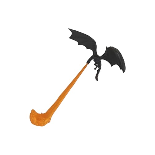 SYFUNLV Drachenflammen Buchecke,Dragon Flame Bücherregal,Gothic-Drachenflammen-Buchdekoration,Schreibtischskulptur Fliegender Drache,Dekorative Buchstützen, für Kaminregal,Schlafzimmer (S,Stil 1) von Syfunlv