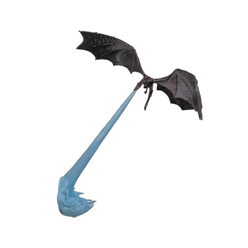 SYFUNLV Drachenflammen Buchecke,Dragon Flame Bücherregal,Gothic-Drachenflammen-Buchdekoration,Schreibtischskulptur Fliegender Drache,Dekorative Buchstützen, für Kaminregal,Schlafzimmer (S,Stil 3) von Syfunlv