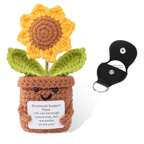 Pocket Hug Sonnenblume Positive Geschenke Handmade Emotional Support Taschenumarmung Knitted Gift mit Positiver Energiekarte Mutmacher Glücksbringer Gute Besserung Geschenke für Desktop Ornament Pocket Hug Sonnenblume Positive Geschenke Handmade Emotional Support Taschenumarmung Knitted Gift mit Positiver Energiekarte Mutmacher Glücksbringer Gute Besserung Geschenke für Desktop Ornament von Syhdfxknp