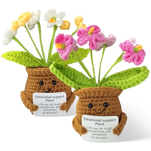 Syhdfxknp 2 Stück Pocket Hug Puppen Gehäkelte Blumen Positive Geschenke Emotional Support Gestrickte Vergissmeinnicht Gute Besserung Geschenke Danke Geschenk für Frauen Freundin für Kollegin Syhdfxknp 2 Stück Pocket Hug Puppen Gehäkelte Blumen Positive Geschenke Emotional Support Gestrickte Vergissmeinnicht Gute Besserung Geschenke Danke Geschenk für Frauen Freundin für Kollegin von Syhdfxknp
