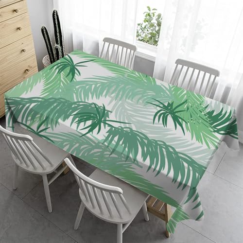 Abwischbare Tischdecke 120x160 cm - Blattpflanzen Tischdecke Outdoor Rechteckig Bierzeltgarnitur Abwaschbar Wetterfestn für Garten Geburtstag Tropischer StilR4 Abwischbare Tischdecke 120x160 cm - Blattpflanzen Tischdecke Outdoor Rechteckig Bierzeltgarnitur Abwaschbar Wetterfestn für Garten Geburtstag Tropischer StilR4 von Syhi Qlty