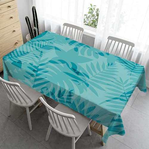 Abwischbare Tischdecke 140x200 cm - Farndrucke Tischdecke Outdoor Bierzeltgarnitur Wasserabweisend Tischtuch Bügelfreie Gartenn für Draußen Party Extrem WeichR8 Abwischbare Tischdecke 140x200 cm - Farndrucke Tischdecke Outdoor Bierzeltgarnitur Wasserabweisend Tischtuch Bügelfreie Gartenn für Draußen Party Extrem WeichR8 von Syhi Qlty