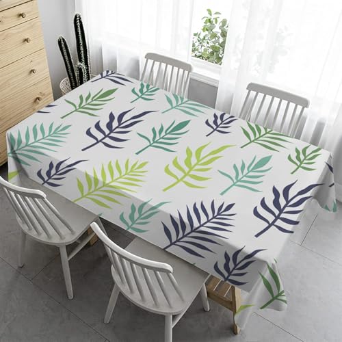 Gartentischdecke Rechteckig Tischdecke 120x180 cm - GrüNe Serie Tischdecke Outdoor Wetterfest Abwaschbare Biertischn für Hochzeit Party EukalyptusbläTterR6 Gartentischdecke Rechteckig Tischdecke 120x180 cm - GrüNe Serie Tischdecke Outdoor Wetterfest Abwaschbare Biertischn für Hochzeit Party EukalyptusbläTterR6 von Syhi Qlty