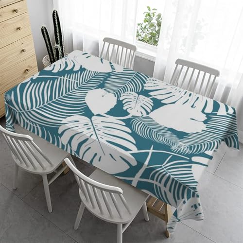 Gartentischdecke Rechteckig Tischdecke 120x180 cm - Monstera Tischdecke Outdoor Wetterfest Abwaschbare Biertischn für Hochzeit Party BläTterR1 Gartentischdecke Rechteckig Tischdecke 120x180 cm - Monstera Tischdecke Outdoor Wetterfest Abwaschbare Biertischn für Hochzeit Party BläTterR1 von Syhi Qlty
