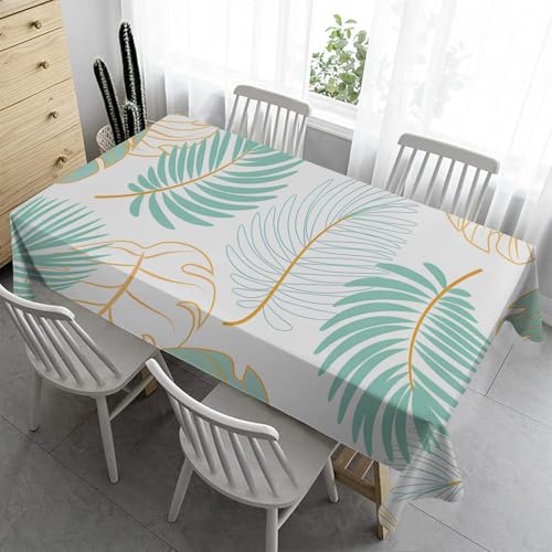 Palmblatt Klein Tischdecke 80x80 cm Tropisch Outdoor Abwaschbar Gartentischdecke - Eckign Wasserabweisend Fleckschutz für Geburtstag Bierzeltgarnitur A75 Palmblatt Klein Tischdecke 80x80 cm Tropisch Outdoor Abwaschbar Gartentischdecke - Eckign Wasserabweisend Fleckschutz für Geburtstag Bierzeltgarnitur A75 von Syhi Qlty