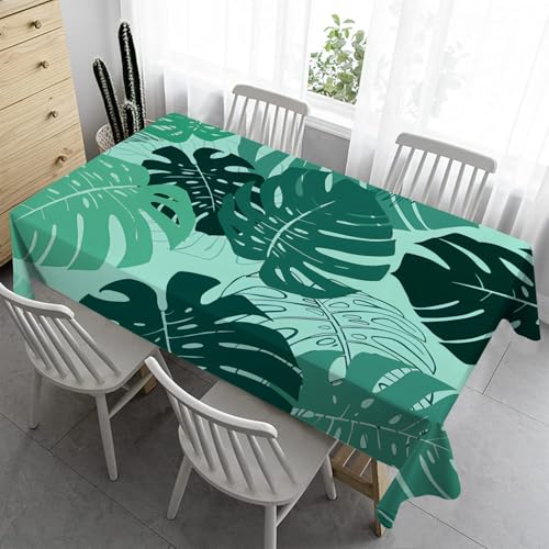 Rechteckig Biertisch Tischdecke 140x180 cm - Angenehm Weich Tischdecke Outdoor Abwaschbar Gartentischdecke Wasserabweisendn für Küche Wohnzimmertisch MonsteraR80 Rechteckig Biertisch Tischdecke 140x180 cm - Angenehm Weich Tischdecke Outdoor Abwaschbar Gartentischdecke Wasserabweisendn für Küche Wohnzimmertisch MonsteraR80 von Syhi Qlty