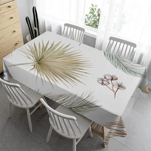 Rechteckig Biertisch Tischdecke 140x180 cm - Tropische Riesen Tischdecke Outdoor Abwaschbar Gartentischdecke Wasserabweisendn für Küche Wohnzimmertisch Botanischer DruckR82 Rechteckig Biertisch Tischdecke 140x180 cm - Tropische Riesen Tischdecke Outdoor Abwaschbar Gartentischdecke Wasserabweisendn für Küche Wohnzimmertisch Botanischer DruckR82 von Syhi Qlty