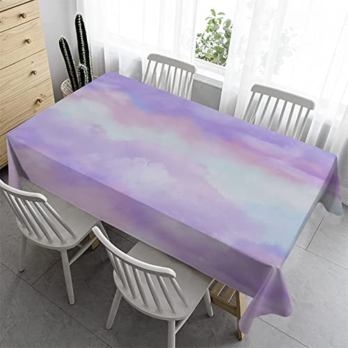 Syhi Qlty Klein Tischdecke 80x80 cm - Tischdecke Outdoor Abwaschbar Gartentischdecke Eckig Tischdecken Wasserabweisend Fleckschutz für Geburtstag Bierzeltgarnitur - Lila Himmelswolke Syhi Qlty Klein Tischdecke 80x80 cm - Tischdecke Outdoor Abwaschbar Gartentischdecke Eckig Tischdecken Wasserabweisend Fleckschutz für Geburtstag Bierzeltgarnitur - Lila Himmelswolke von Syhi Qlty
