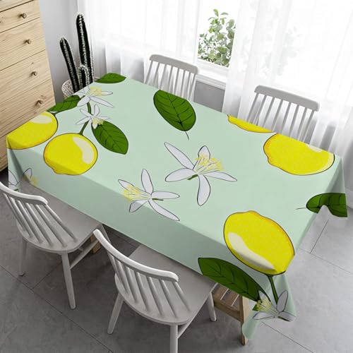 Zitrone Klein Tischdecke 80x80 cm Blätter Outdoor Abwaschbar Gartentischdecke - Eckign Wasserabweisend Fleckschutz für Geburtstag Bierzeltgarnitur A106 Zitrone Klein Tischdecke 80x80 cm Blätter Outdoor Abwaschbar Gartentischdecke - Eckign Wasserabweisend Fleckschutz für Geburtstag Bierzeltgarnitur A106 von Syhi Qlty