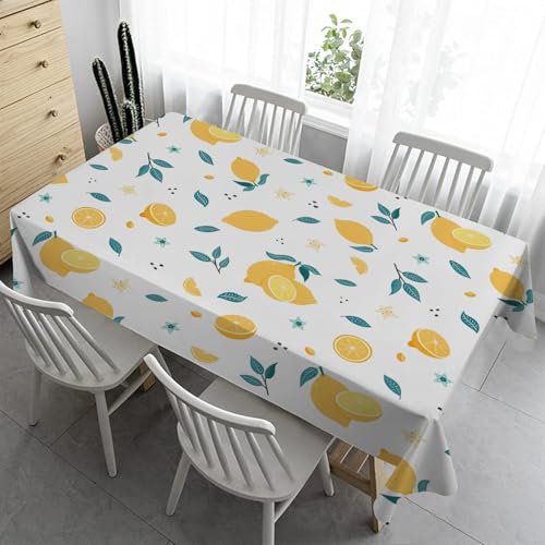 Zitrone Outdoor Tischdecke Wetterfest 120x120 cm Blatt Bierzeltgarnitur - Bügelfreie Abwaschbaren für Biertische Küche Esstisch Wohnzimmertisch A112 Zitrone Outdoor Tischdecke Wetterfest 120x120 cm Blatt Bierzeltgarnitur - Bügelfreie Abwaschbaren für Biertische Küche Esstisch Wohnzimmertisch A112 von Syhi Qlty