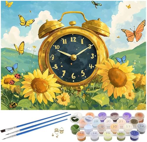 Blume Malen Nach Zahlen ab 9 Jahre Mädchen, Malen Nach Zahlen Erwachsene Uhr Muster Design, Farbe Handgemalt Ölgemälde Kinder Anfänger DIY Bastelset für Wanddeko Wohnzimmer, Ohne Rahmen 90x150cm -1081 Blume Malen Nach Zahlen ab 9 Jahre Mädchen, Malen Nach Zahlen Erwachsene Uhr Muster Design, Farbe Handgemalt Ölgemälde Kinder Anfänger DIY Bastelset für Wanddeko Wohnzimmer, Ohne Rahmen 90x150cm -1081 von Syiboo
