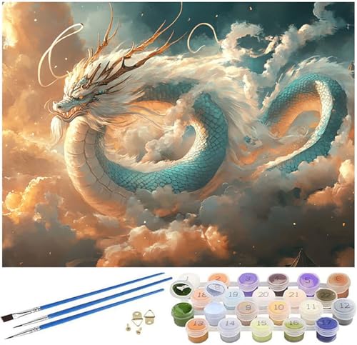 Malen Nach Zahlen Erwachsene Drachen Paint by Numbers Karikatur Malen Nach Zahlen Kinder, 90x150cm Knitterfreie Leinwand Ölgemälde Set mit Pinsel und Acrylfarbe, Wanddeko, Geschenke für Frauen -1089 Malen Nach Zahlen Erwachsene Drachen Paint by Numbers Karikatur Malen Nach Zahlen Kinder, 90x150cm Knitterfreie Leinwand Ölgemälde Set mit Pinsel und Acrylfarbe, Wanddeko, Geschenke für Frauen -1089 von Syiboo