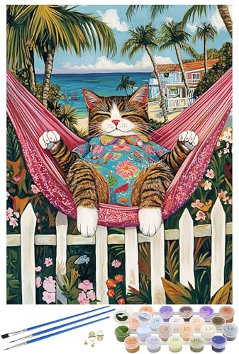 Malen Nach Zahlen Erwachsene Katze Paint by Numbers Landschaft Malen Nach Zahlen Kinder, 80x120cm Knitterfreie Leinwand Ölgemälde Set mit Pinsel und Acrylfarbe, Wanddeko, Geschenke für Frauen -1175 Malen Nach Zahlen Erwachsene Katze Paint by Numbers Landschaft Malen Nach Zahlen Kinder, 80x120cm Knitterfreie Leinwand Ölgemälde Set mit Pinsel und Acrylfarbe, Wanddeko, Geschenke für Frauen -1175 von Syiboo