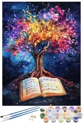 Malen Nach Zahlen Erwachsene Landschaft, Baum Malen Nach Zahlen ab 7 Jahre Mädchen Geschenk, DIY Kinder Paint by Numbers 35x45cm Leinwand mit Pinseln und Acrylpigment für Zimmer Deko Aesthetic -1185 Malen Nach Zahlen Erwachsene Landschaft, Baum Malen Nach Zahlen ab 7 Jahre Mädchen Geschenk, DIY Kinder Paint by Numbers 35x45cm Leinwand mit Pinseln und Acrylpigment für Zimmer Deko Aesthetic -1185 von Syiboo