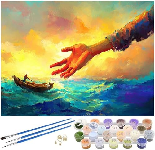 Malen Nach Zahlen Erwachsene Meer Paint by Numbers Hand Malen Nach Zahlen Kinder Bastelset, 90x150cm Knitterfreie Leinwand Ölgemälde Set mit Pinsel und Acrylfarbe, Wanddeko, Geschenke für Frauen -1086 Malen Nach Zahlen Erwachsene Meer Paint by Numbers Hand Malen Nach Zahlen Kinder Bastelset, 90x150cm Knitterfreie Leinwand Ölgemälde Set mit Pinsel und Acrylfarbe, Wanddeko, Geschenke für Frauen -1086 von Syiboo