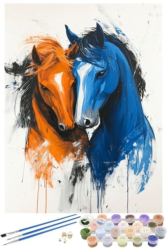 Malen Nach Zahlen Erwachsene Tier Motiv,Tier Malen Nach Zahlen Kinder Mädchen Geschenk,DIY Kreativ Set für Erwachsene inklusive Pinseln und Acrylfarben, Zimmer Deko Aesthetic Geschenk,40x50cm,YP1492 von Syiboo