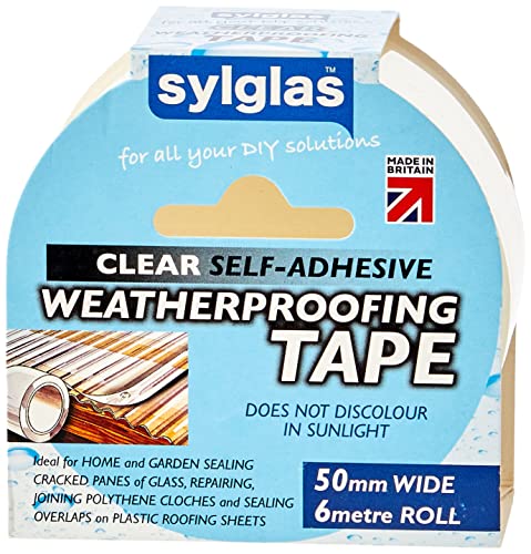 Sylglas WT506 Wetterfestes Klebeband, 6 m x 50 mm Sylglas WT506 Wetterfestes Klebeband, 6 m x 50 mm von Sylglas