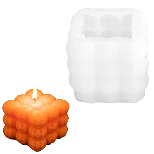 Kerzen Silikonformen, Silikonformen Kerzen Gießformen Kerzen Kürbis, Halloween Silikonform Herbs für DIY Herstellung Kerzen Seife (Kürbis) von Symphonyw