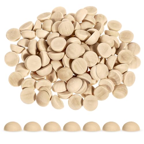 100 Stück Halbe Holzkugeln, 15mm Natürliche Halbrunde Holzperlen Mini Halbe Holzkugeln Ohne Loch für DIY Handwerk Malerei Weihnachten Heim Party Dekoration Schmuck Herstellung 100 Stück Halbe Holzkugeln, 15mm Natürliche Halbrunde Holzperlen Mini Halbe Holzkugeln Ohne Loch für DIY Handwerk Malerei Weihnachten Heim Party Dekoration Schmuck Herstellung von SynHHergyx