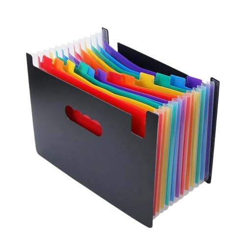 Erweitern Dateiordner Schichten A4 Dokument Stehende Akkordeons Taschen Fächermappe Wasserdichte Organizer Tasche Business Büro Schreibwaren Dokumentenmappe(B 13layer) von SynapSYA