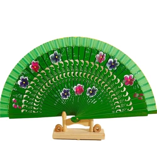 Hochzeitsfächer 1Pc Folding Fan for Tanzen Holz Hand Gefertigt Dekoration Hause Ornamente(Color 5) von SynapSYA