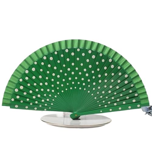Hochzeitsfächer 1pc Dance Performance Holz Fans Hochzeit Dekoration Kleidung Zubehör Folding Fan(Color 10) von SynapSYA