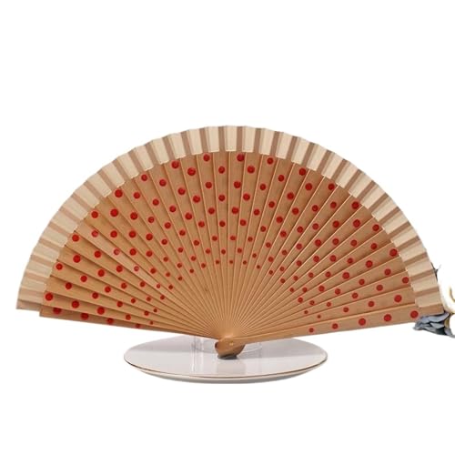 Hochzeitsfächer 1pc Dance Performance Holz Fans Hochzeit Dekoration Kleidung Zubehör Folding Fan(Color 12) von SynapSYA